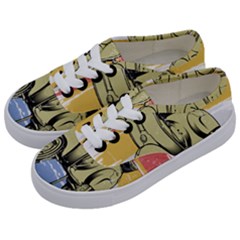 I`m Waiting On My Vespa Kids  Classic Low Top Sneakers by ConteMonfrey