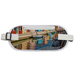 Boats In Venice - Colorful Italy Rounded Waist Pouch by ConteMonfrey