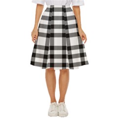 Black White Plaids  Classic Short Skirt by ConteMonfrey
