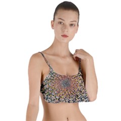Mirror Fractal Layered Top Bikini Top  by Sparkle