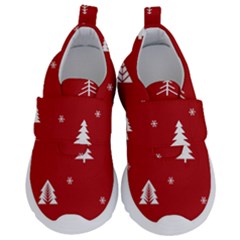 Abstract-cute-christmas Seamless Kids  Velcro No Lace Shoes by nateshop