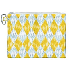 Background-box Yellow Canvas Cosmetic Bag (xxl) by nateshop