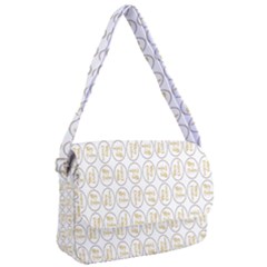 Background-cute-christmas Gold Courier Bag by nateshop