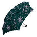 Background-cute christmas Mini Folding Umbrellas View2