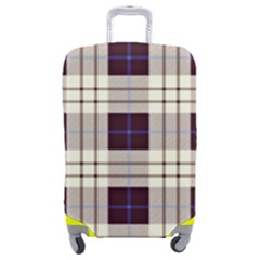 Purple, Blue And White Plaids Luggage Cover (medium) by ConteMonfrey