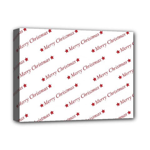 Christmas Cute Deluxe Canvas 16  X 12  (stretched)  by nateshop