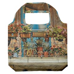Beautiful Venice Window Premium Foldable Grocery Recycle Bag by ConteMonfrey
