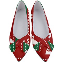 Christmas-04 Women s Bow Heels by nateshop