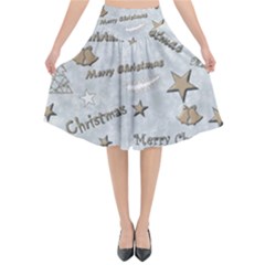 Christmas Flared Midi Skirt by nateshop