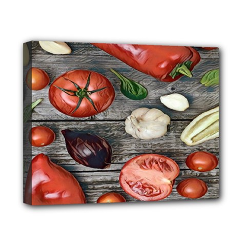 Bell Peppers & Tomatoes Canvas 10  X 8  (stretched) by ConteMonfrey