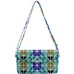 Mosaic 3 Removable Strap Clutch Bag by nateshop