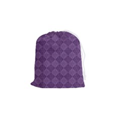 Purple Drawstring Pouch (small) by nateshop