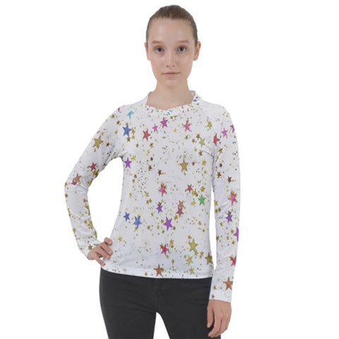 Star Women s Pique Long Sleeve Tee by nateshop