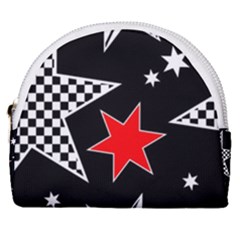 Stars Horseshoe Style Canvas Pouch by nateshop