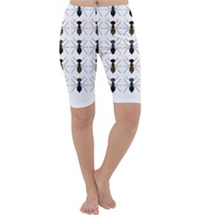 Ant Insect Pattern Cartoon Ants Cropped Leggings 