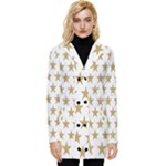 Stars-3 Button Up Hooded Coat 