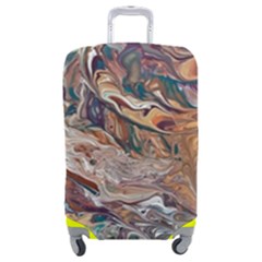 Abstract Ammonite I Luggage Cover (medium) by kaleidomarblingart