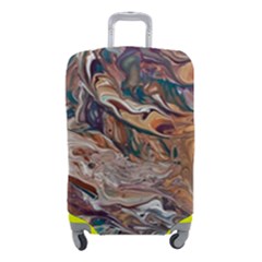 Abstract Ammonite I Luggage Cover (small) by kaleidomarblingart