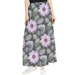 Flower  Petal  Spring Watercolor Maxi Chiffon Skirt