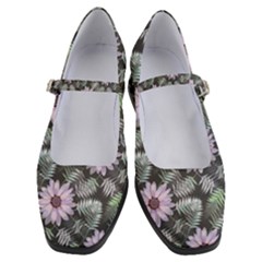 Flower  Petal  Spring Watercolor Women s Mary Jane Shoes by Ravend