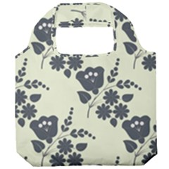 Floral Flower Flowers Roses Rose Wallpaper Floral Foldable Grocery Recycle Bag