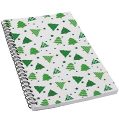 Christmas Tree Pattern Design 5 5  X 8 5  Notebook by Wegoenart