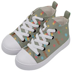 Bear 1 Kids  Mid-top Canvas Sneakers by nateshop