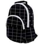 Box Black Rounded Multi Pocket Backpack