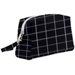 Box Black Wristlet Pouch Bag (Large)