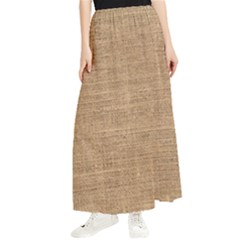 Burlap Texture Maxi Chiffon Skirt by nateshop