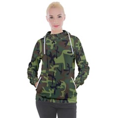 Camouflage-1 Women s Hooded Pullover by nateshop