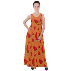 Fruit 2 Empire Waist Velour Maxi Dress by nateshop