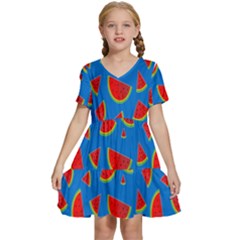 Fruit4 Kids  Short Sleeve Tiered Mini Dress by nateshop