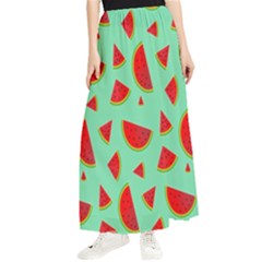 Fruit5 Maxi Chiffon Skirt by nateshop