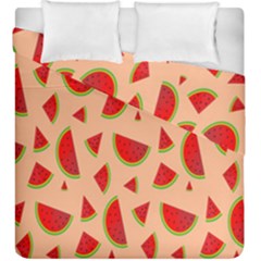 Fruit-water Melon Duvet Cover Double Side (king Size) by nateshop