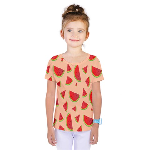 Fruit-water Melon Kids  One Piece Tee by nateshop