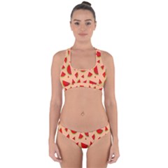 Fruit-water Melon Cross Back Hipster Bikini Set by nateshop