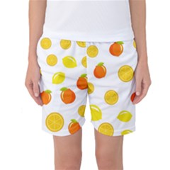 Fruits,orange Women s Basketball Shorts by nateshop