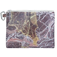 Marble Pattern Texture Rock Stone Surface Tile Canvas Cosmetic Bag (xxl) by Ravend