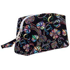 Floral Wristlet Pouch Bag (large) by nateshop