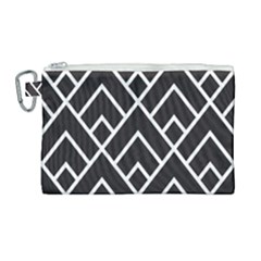 Geometry Canvas Cosmetic Bag (large) by nateshop