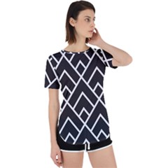 Geometry Perpetual Short Sleeve T-shirt by nateshop