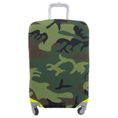 Green Brown Camouflage Luggage Cover (medium) by nateshop