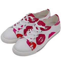 Lips Men s Low Top Canvas Sneakers by nateshop