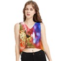 Christmas Decoration Ball V-Neck Cropped Tank Top View1