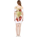 Christmas Decoration Close-up Shoulder Frill Bodycon Summer Dress View2