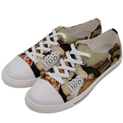 Christmas Puppets Women s Low Top Canvas Sneakers by artworkshop
