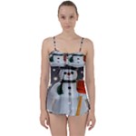 Snowman Babydoll Tankini Set