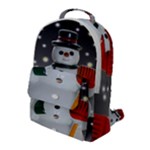 Snowman Flap Pocket Backpack (Large)