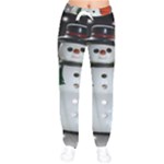 Snowman Women velvet Drawstring Pants